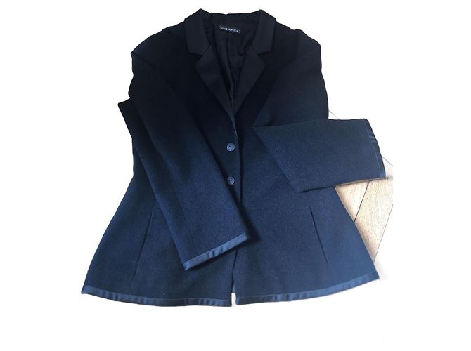 Chanel Black Wool Jacket