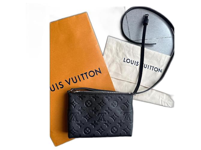 Pallas BB black Louis Vuitton with shoulder strap Leather  ref.943881