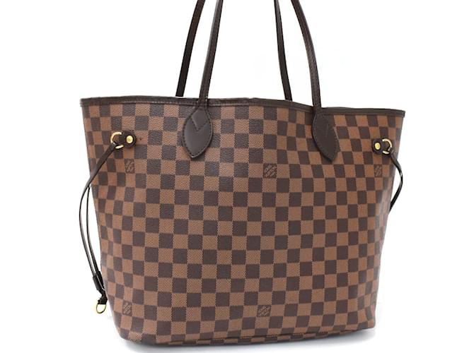 Louis Vuitton Neverfull Damier Ebene Canvas MM Brown Cloth ref