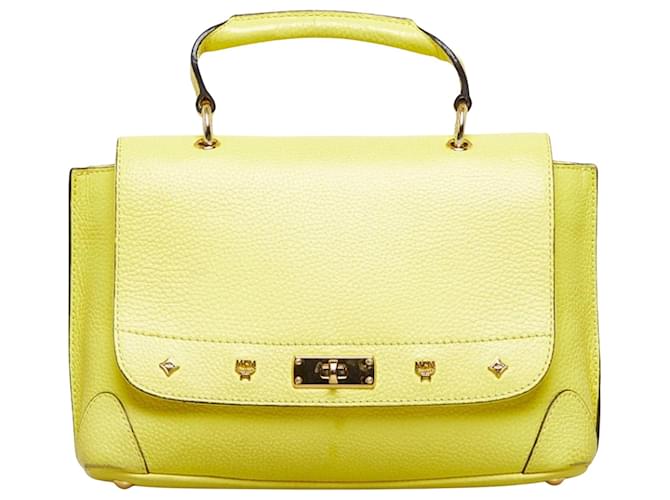 MCM Yellow Leather ref.944226 Joli Closet