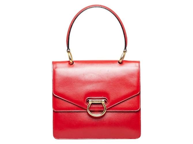 Céline Red Leather  ref.944468