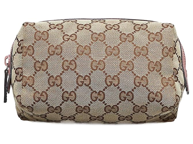 GG Canvas Toiletry Bag in Beige - Gucci