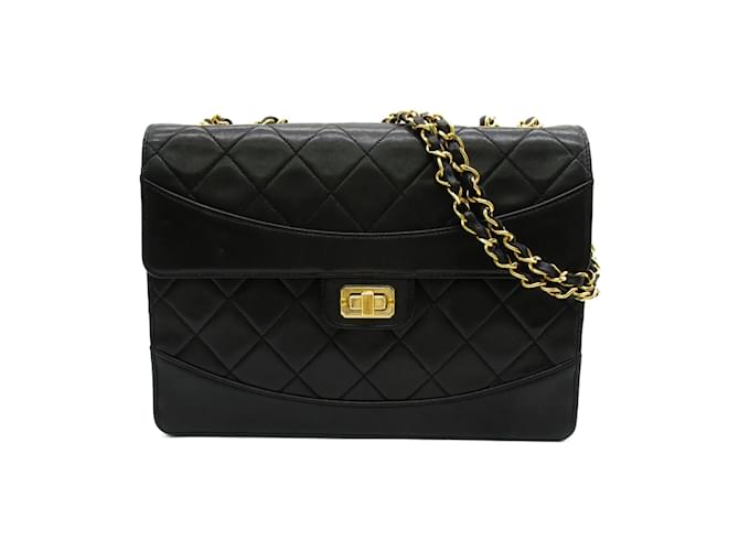 Chanel Reissue Quilted Leather Flap Bag Black Lambskin ref.944679