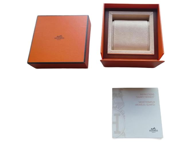 hermès box for hermès watch Orange ref.944710 - Joli Closet