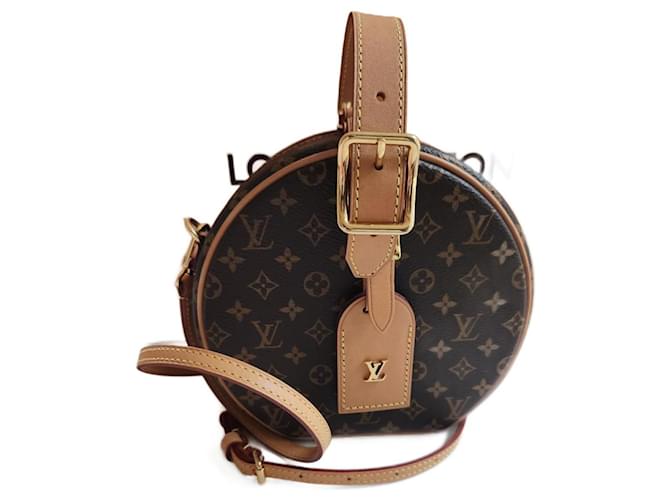 Louis Vuitton PETITE BOITE CHAPEAU Beige Leather  ref.944720