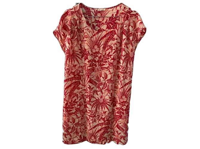 American Vintage Dresses Red Silk  ref.944743