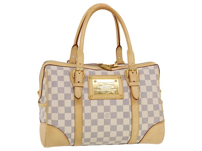 Louis Vuitton Damier Azur Berkeley Hand Bag Tote Bag N52001 White