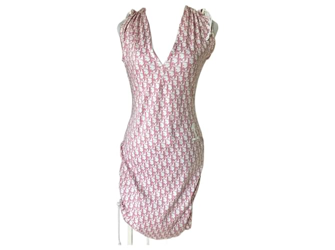 Dior Kleider Pink Baumwolle  ref.944857