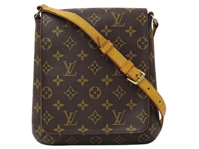 LOUIS VUITTON Musette Salsa GM Monogram Canvas Crossbody Bag Brown-US