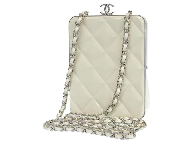 Timeless Chanel White Leather  ref.944876