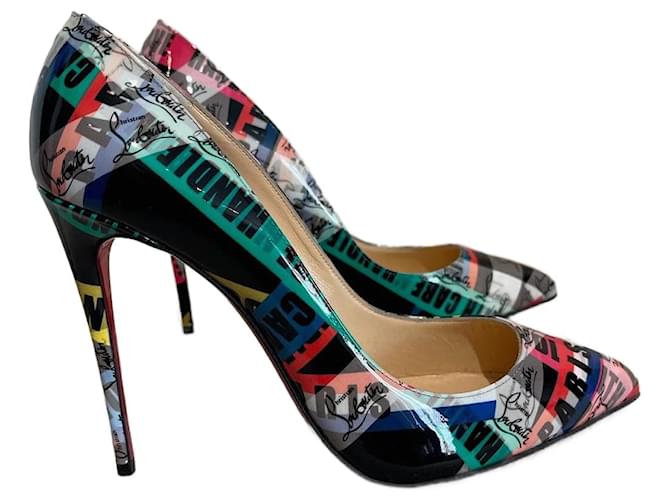 CHRISTIAN LOUBOUTIN  Heels T.EU 40.5 Patent leather Multiple colors  ref.944917
