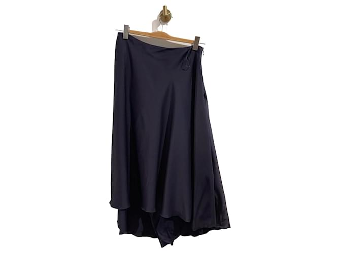 LANVIN  Skirts T.International S Viscose Blue  ref.944932