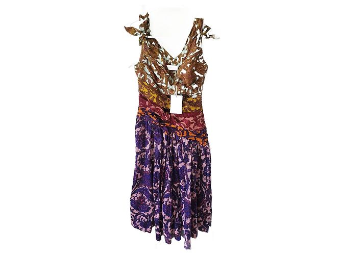 Vestido Tiggy de lino Zimmermann Multicolor