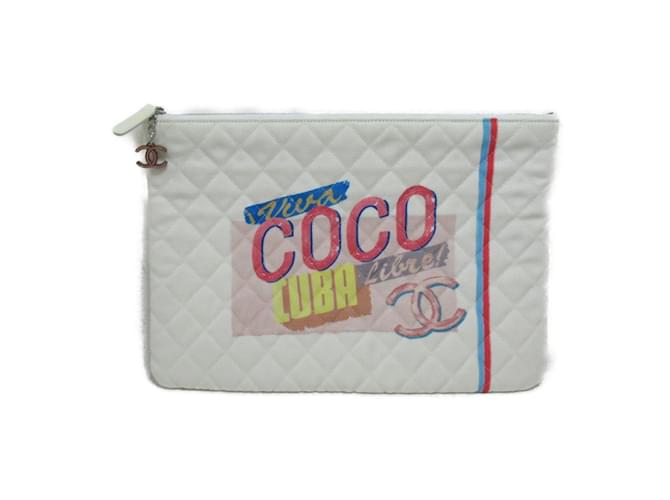 CHANEL by sea line Coco mark handbag shoulder bag 2Way keyed navy