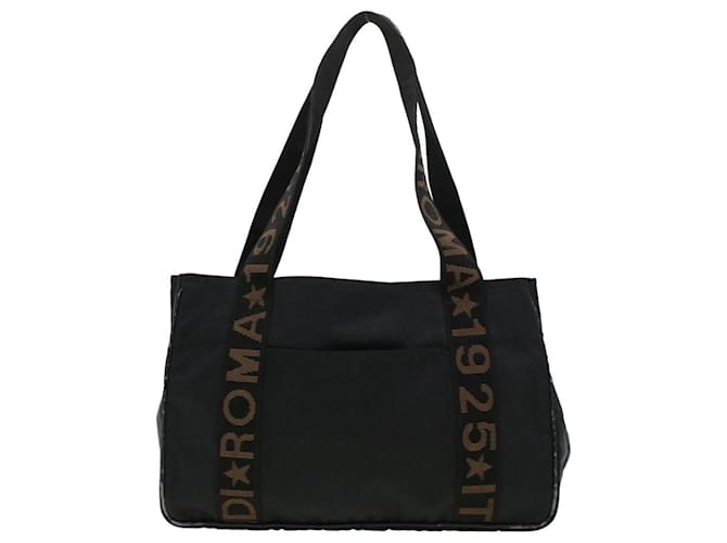 Fendi Negro Sintético  ref.945116