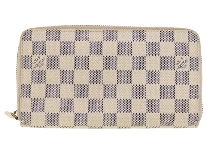 Louis Vuitton Zippy Organizador Branco Lona  ref.945193