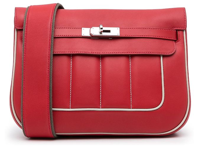 Hermès Red Swift Berline 28 Rouge
