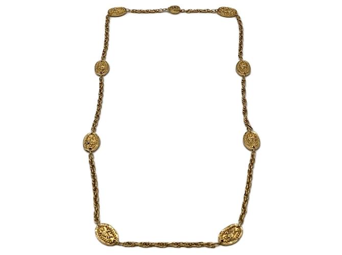****CHANEL Gold Vintage Halskette Gold hardware  ref.945725