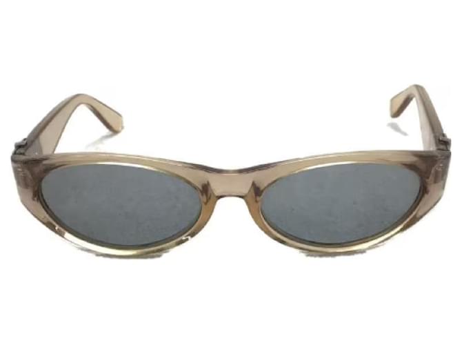 **Gianni Versace Sonnenbrille mit klarem Krua-Rahmen Metall Kunststoff  ref.945743