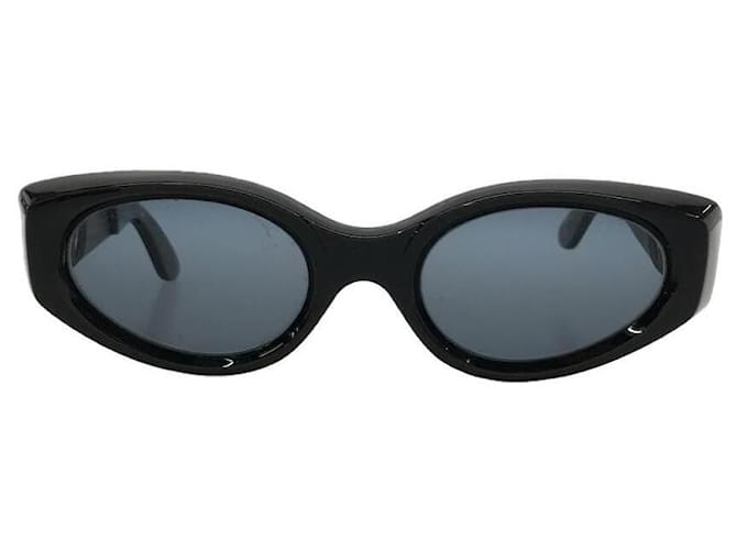 **Gianni Versace Schwarze Sonnenbrille Kunststoff  ref.945753