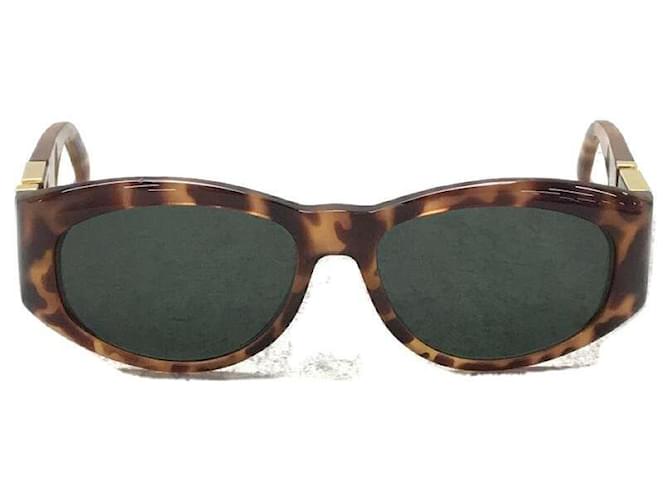 **Gianni Versace Brown x Green Lens Sunglasses  ref.945760