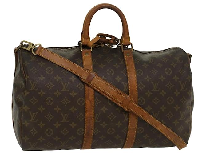 Louis Vuitton Keepall Bandouliere 45 Monogram Canvas M41418 with Crossbody Strap