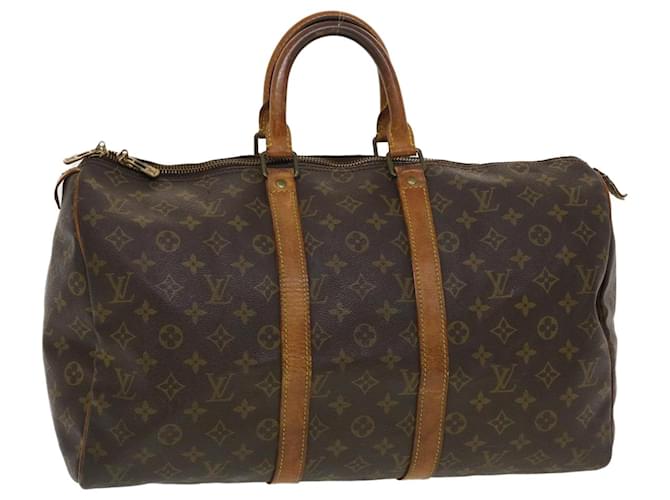 Louis Vuitton Keepall 45 Monogram Duffle - Lv Travel Bag