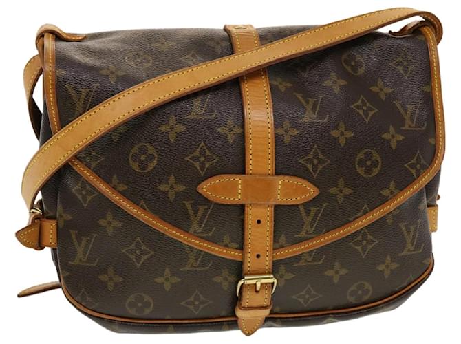 Auth Louis Vuitton Monogram Saumur 30 M42256 Women's Shoulder Bag