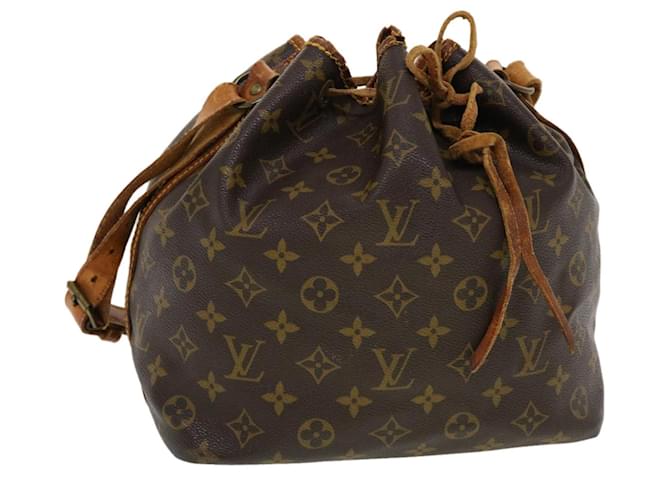 LOUIS VUITTON Monogram Petit Noe Shoulder Bag M42226 LV Auth 41911