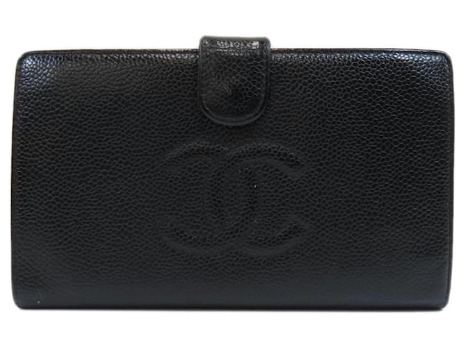 Chanel Black Leather  ref.946404
