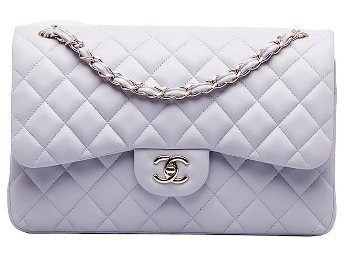 Chanel Red Quilted Shiny Caviar Jumbo Classic Double Flap Silver Hardware,  2018 Available For Immediate Sale At Sotheby's