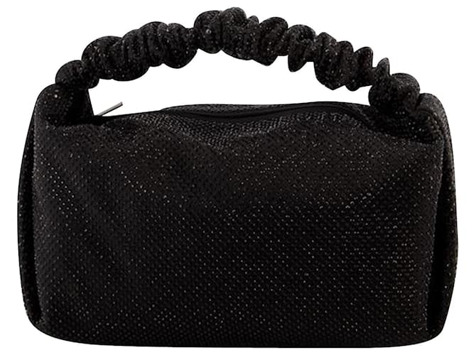 Mini Scrunchie Bag - Alexander Wang - Polyester - Black Synthetic  ref.946876