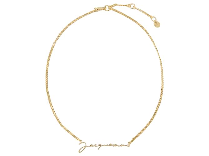 La Chaine Necklace - Jacquemus - Metal - Gold-tone Golden Metallic  ref.946890