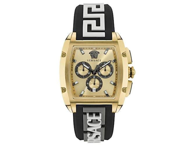 Versace Dominus Chronograph Watch Golden Metallic  ref.947168