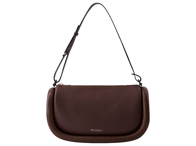 JW Anderson The Bumper-15 Bag - J.W.Anderson - Leather - Brown Pony-style calfskin  ref.947181