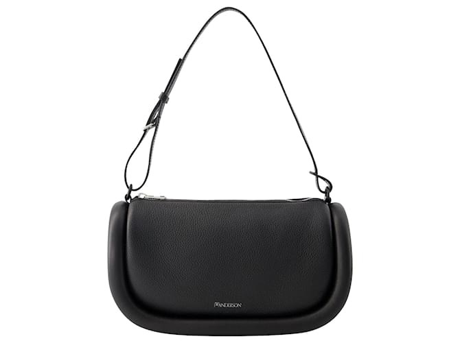 JW Anderson The Bumper-15 Bag - J.W.Anderson - Leather - Black Pony-style calfskin  ref.947182
