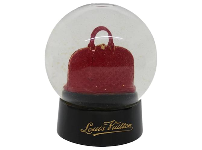 LOUIS VUITTON Snow Globe Alma Exclusive LV VIP Clear Red LV Auth 42976 Glass  ref.947398