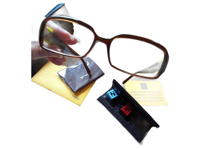 Gafas Fendi Marrón claro Plástico