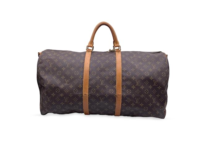 Louis Vuitton Monogram Keepall 60 Bolsa de viaje grande Duffle