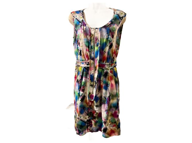 Vintage Mulberry Kleid mehrfarbig Mehrfarben