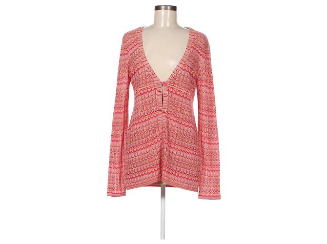 Lk Bennett Strickjacke aus Baumwolle Mehrfarbig Gr L Mehrfarben