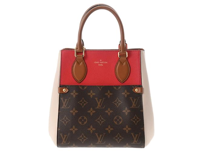 Louis Vuitton Fold MM Brown Cloth ref.947708 - Joli Closet