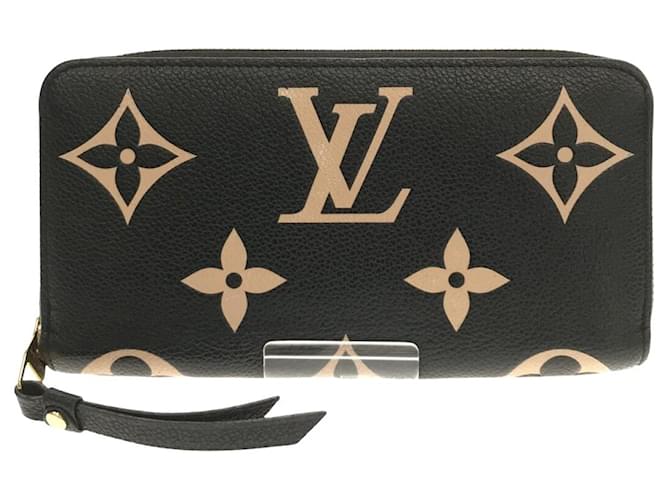 Louis Vuitton Zippy Wallet Black Leather ref.947732 - Joli Closet