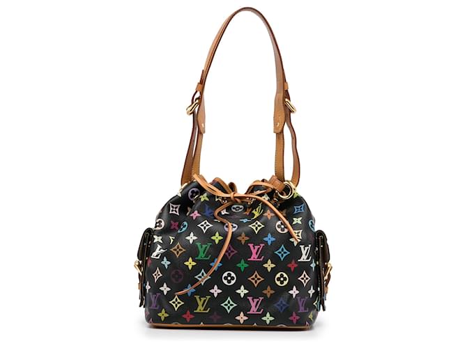 Louis Vuitton Monogram Multicolore Petit Noe - Black Bucket Bags