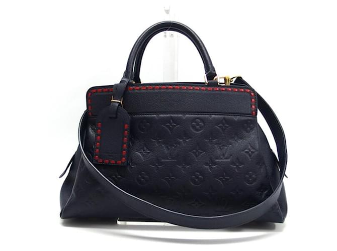 Louis Vuitton Vosges Toile Bleu Marine  ref.948573