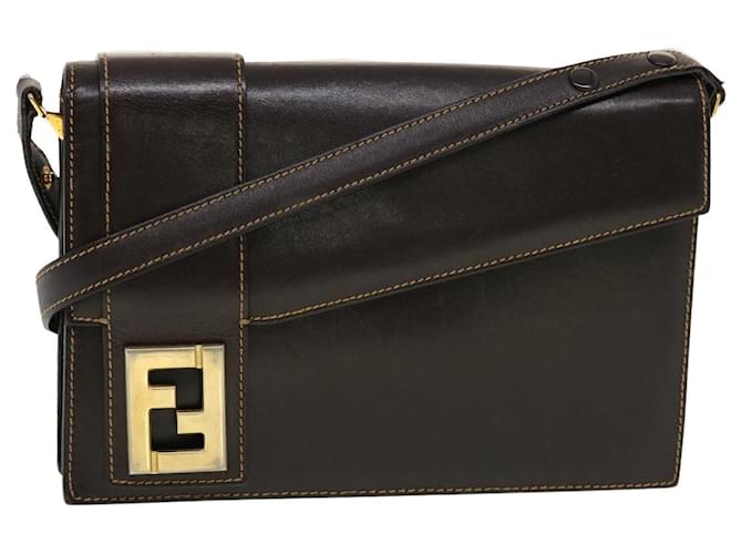 Fendi Brown Leather  ref.948676