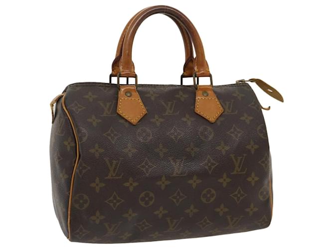 Louis Vuitton Monogram Speedy 25 Hand Bag M41528 LV Auth ai644 Cloth  ref.948837