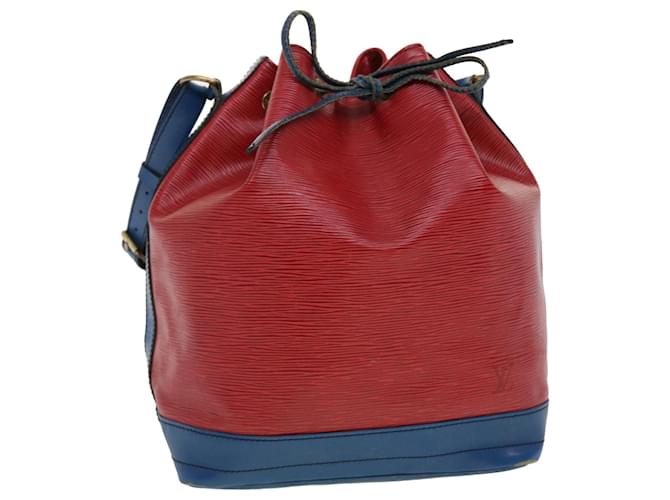 LOUIS VUITTON Epi Noe Bicolor Shoulder Bag Blue Red M44084 LV Auth ai652 Leather  ref.948849