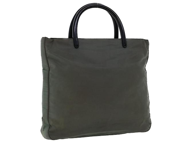 PRADA Hand Bag Nylon Gray Auth cl560 Grey  ref.948874