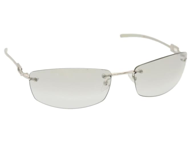 GUCCI Sunglasses Plastic Metal Silver Auth am4458 Silvery  ref.949133